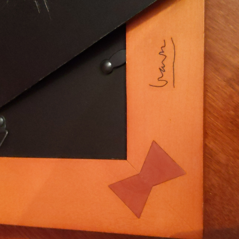 Wood Frame with Inlay Design - Picture 4 of 5